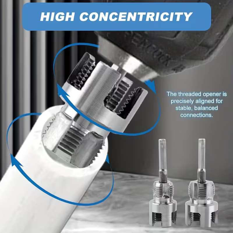 1/2'' & 3/4'' Integrated Internal & External Pipe Threading Tool for PPR PVC MPP