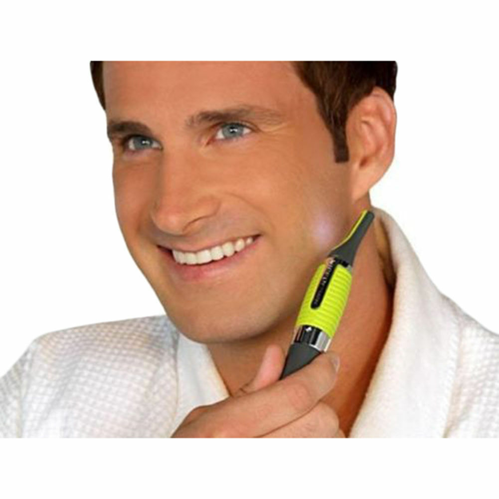 Hot Men Nose Ear Face Neck Eyebrow Hair Mustache Beard Trimmer Shaver Clipper