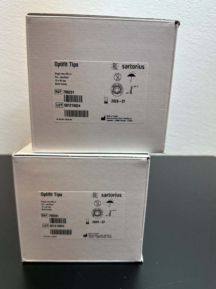 Sartorius REF 790201 Optifit Tips 0.5-200µl Sterile Case