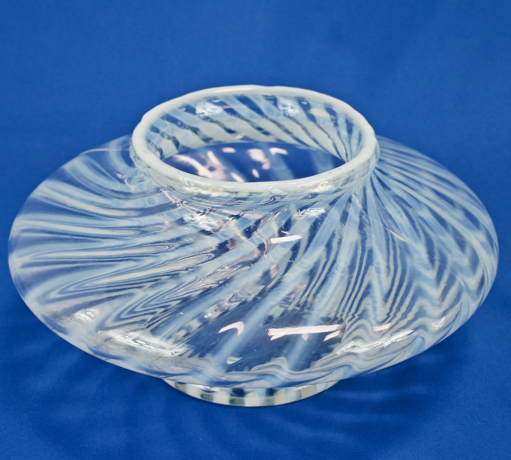 Deco Swirled glass globes for a light or sconce