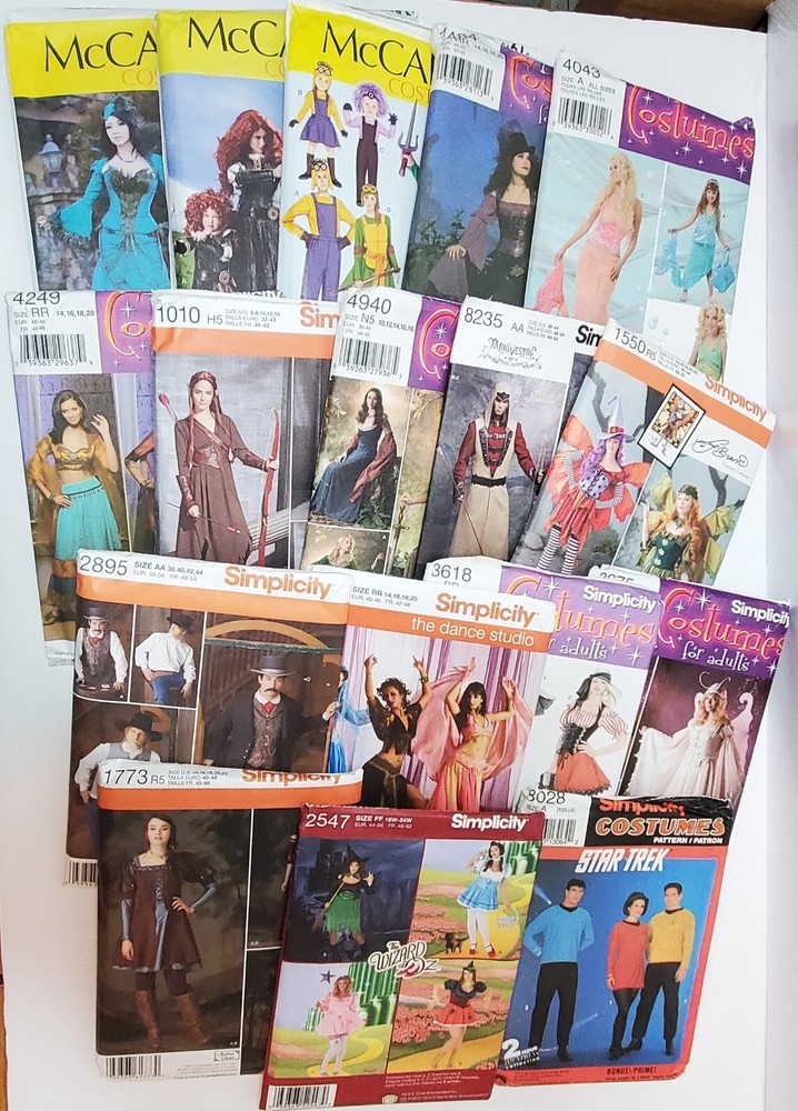 Character COSTUME Sewing Patterns #3  NEW UNCUT VINTAGE OOP