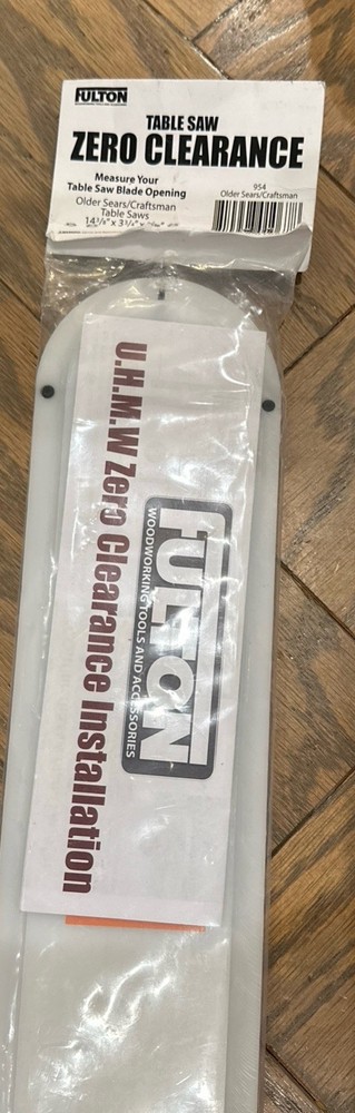 Fulton Table Saw Zero For Clearance Sears Craftsman 954