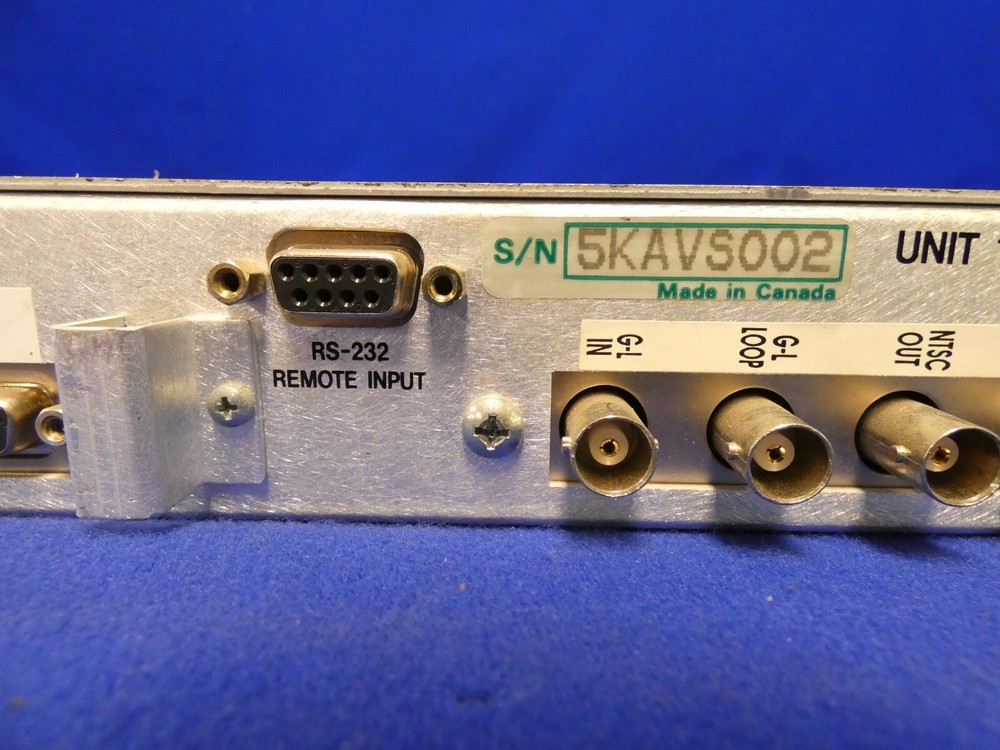 DPS MicroSYNC AVS-2400/AVS-2410 Stereo Audio/Analog Video Synchronizer System