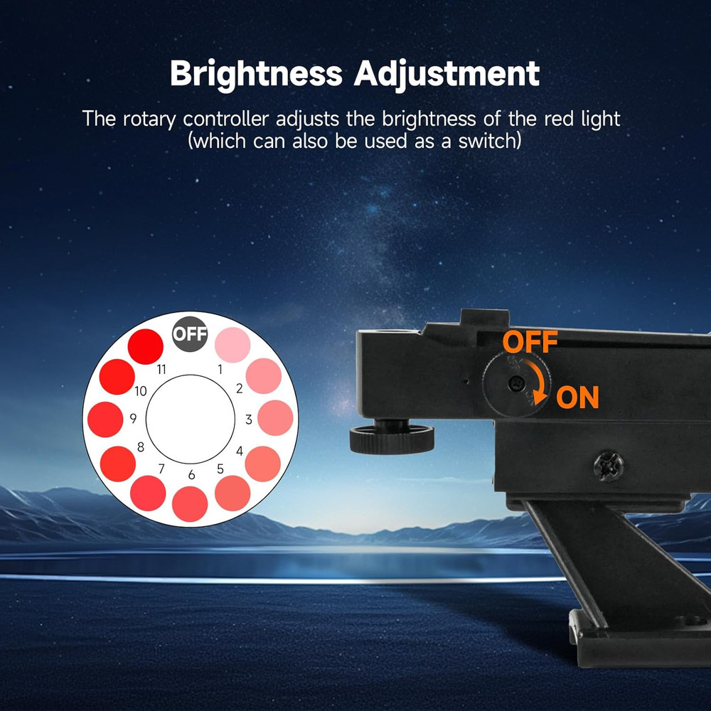 Red Dot Finder Scope for Astronomical Telescope Reflex Viewfinder Compatible for