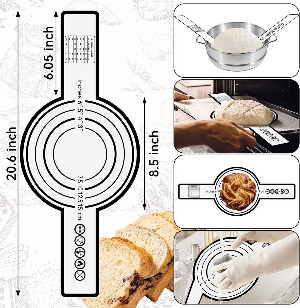 Sourdough Starter Kit with 24 Baking Tools for Artisan Bread Making