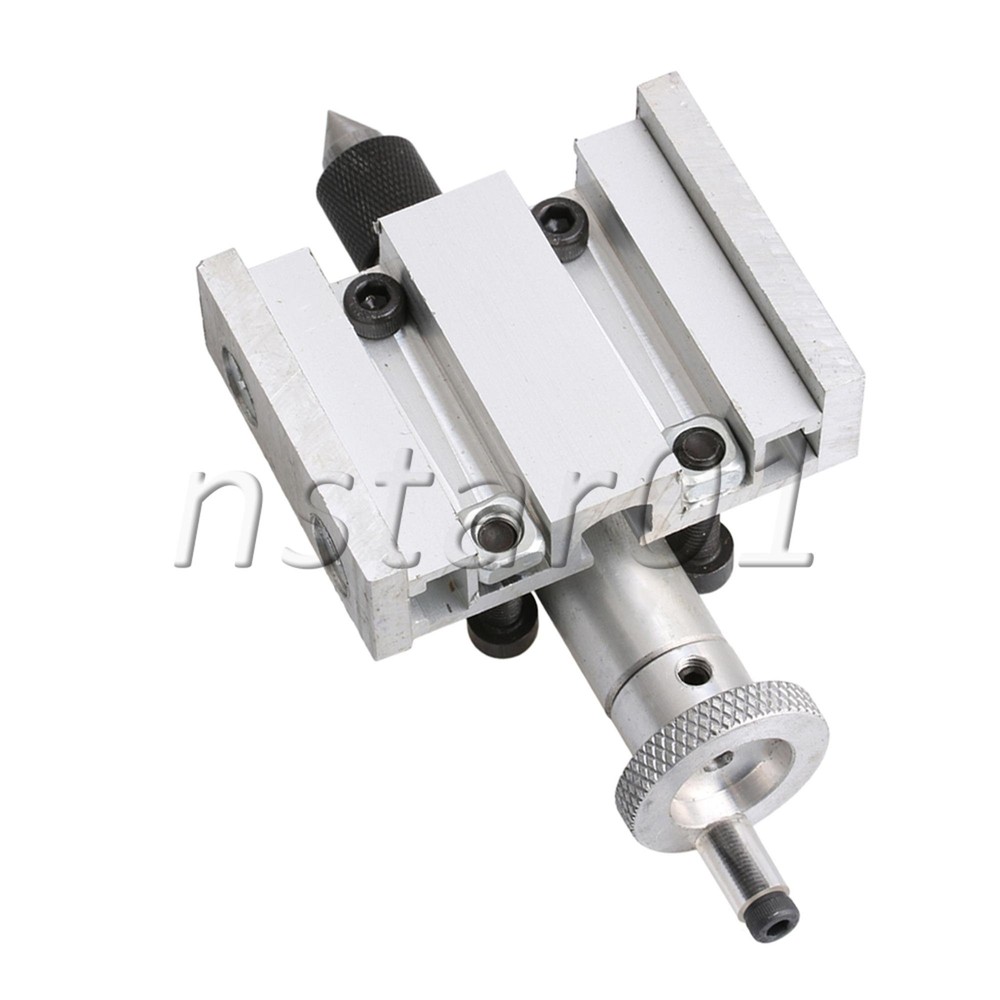 Lathe Machine Adjustable Tailstock Inrial Puncher Silver