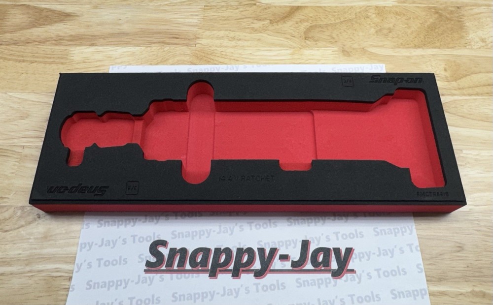Snap-on Tools RED FOAM For CTR861 CTR862 14.4V Battery Ratchet FMCTR861B