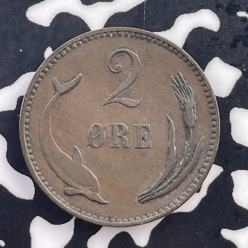 1906 Denmark 2 Ore Lot#C8045