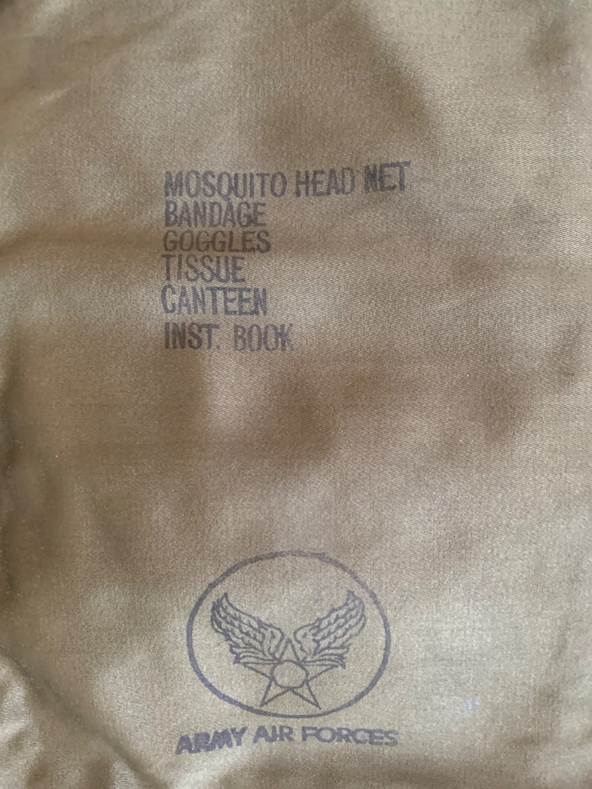 US Army Air Forces WWII Type C-1 Emergency Sustenance Vest w/ Holster