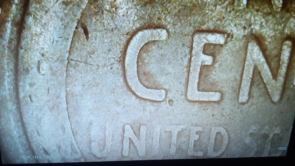 1923 S Lincoln Cent Wheat Cent Error Lamination