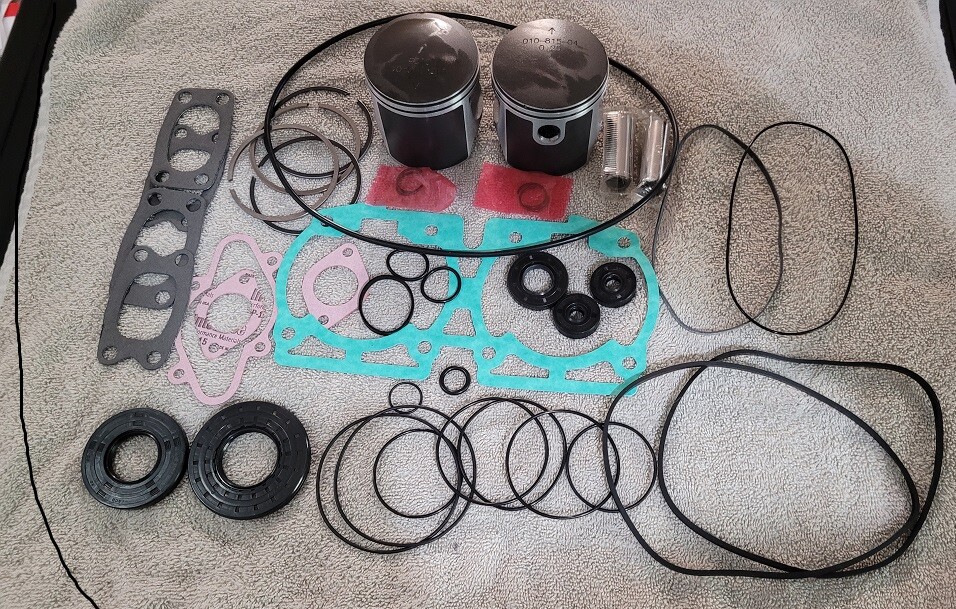 582 Rotax Aircraft Engine Piston Top End Rebuild Kit std Bore & Gaskets 76 mm