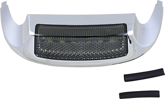 Custom Dynamics LED Front Fender Tip Lighting Assembly Chrome #GEN-FT-WS
