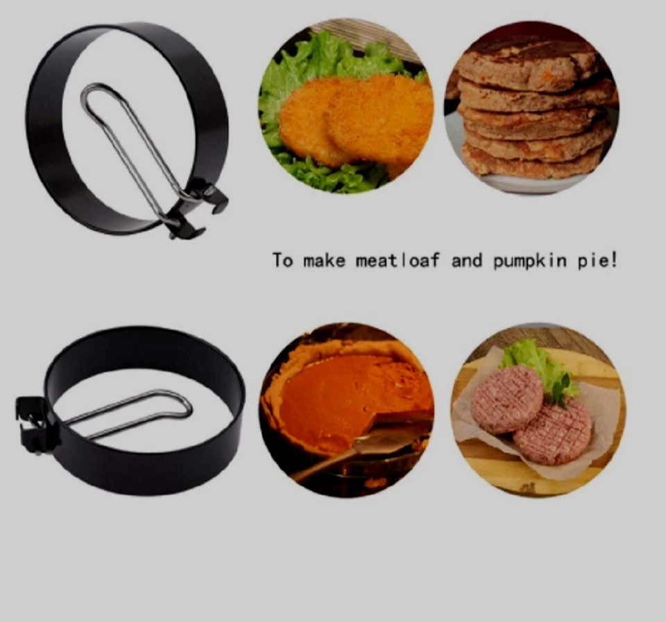 Egg Ring With Silicone Handle Egg Ring For Frying Eggs Nonstick Round Egg Cooker