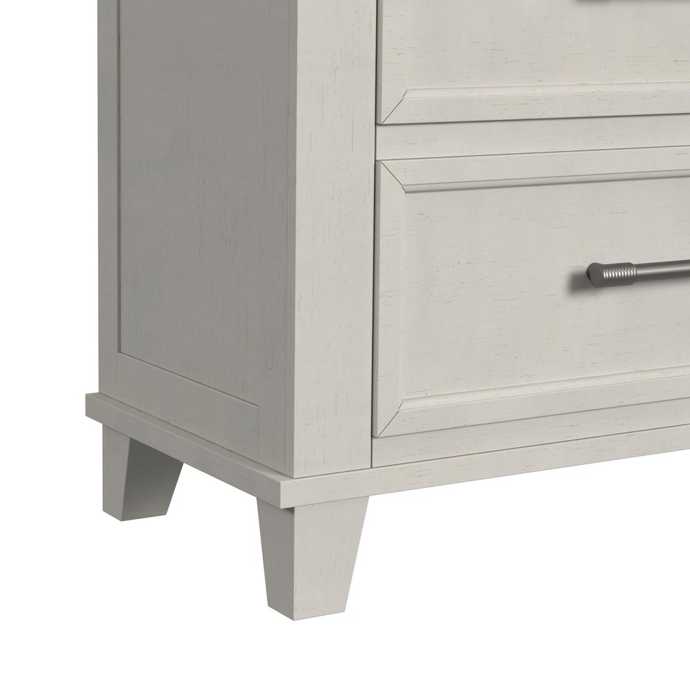 Henrik King Panel 3PC Bedroom Set in Ivory