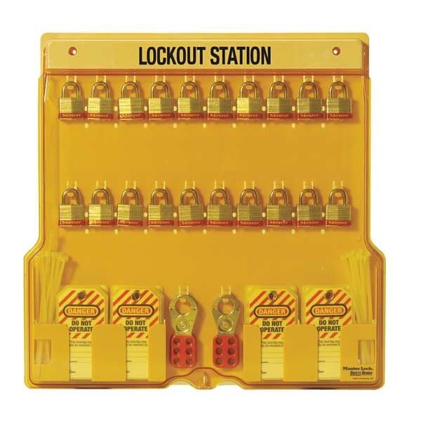 Master Lock S1850 Unfilled Lockout Station