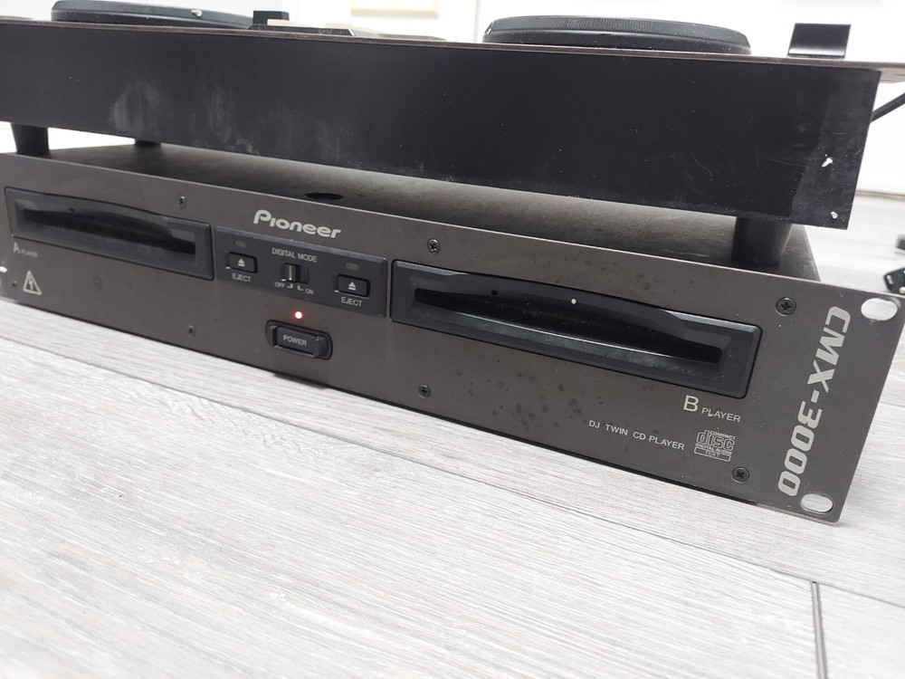 Pioneer CMX-3000 DJ Twin CD Player Rackmount Untested