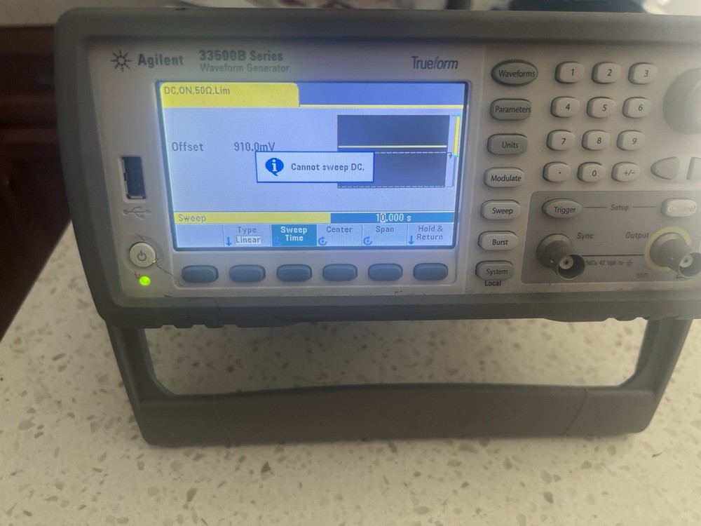 AGILENT KEYSIGHT 33500B TRUEFORM WAVEFORM GENERATOR