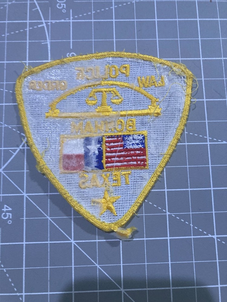 BONHAM Texas Police Patch