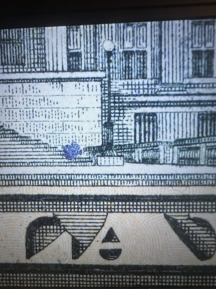 2017 A $10 Federal Reserve Note Ink Smear ERROR￼