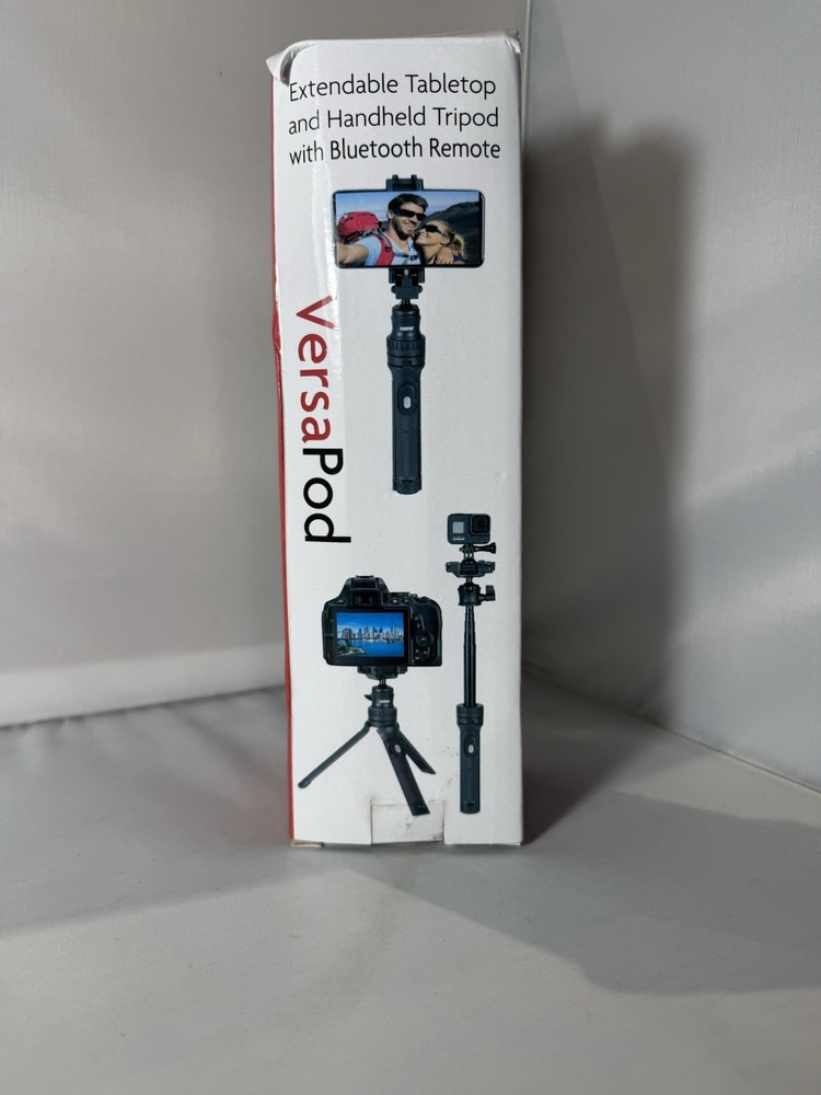 Sunpak Versapod Extendable/Tabletop/Handheld Tripod with Bluetooth Remote NEW