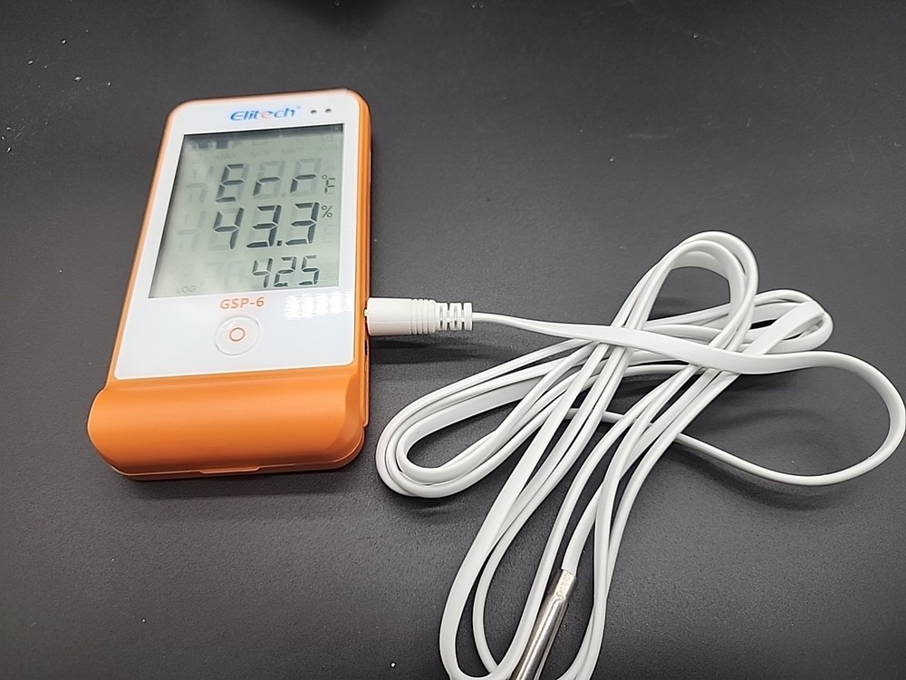 Elitech GSP-6 Temperature Humidity Data Logger - Tested