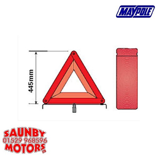 Maypole MP120 Warning Triangle-EU Approved