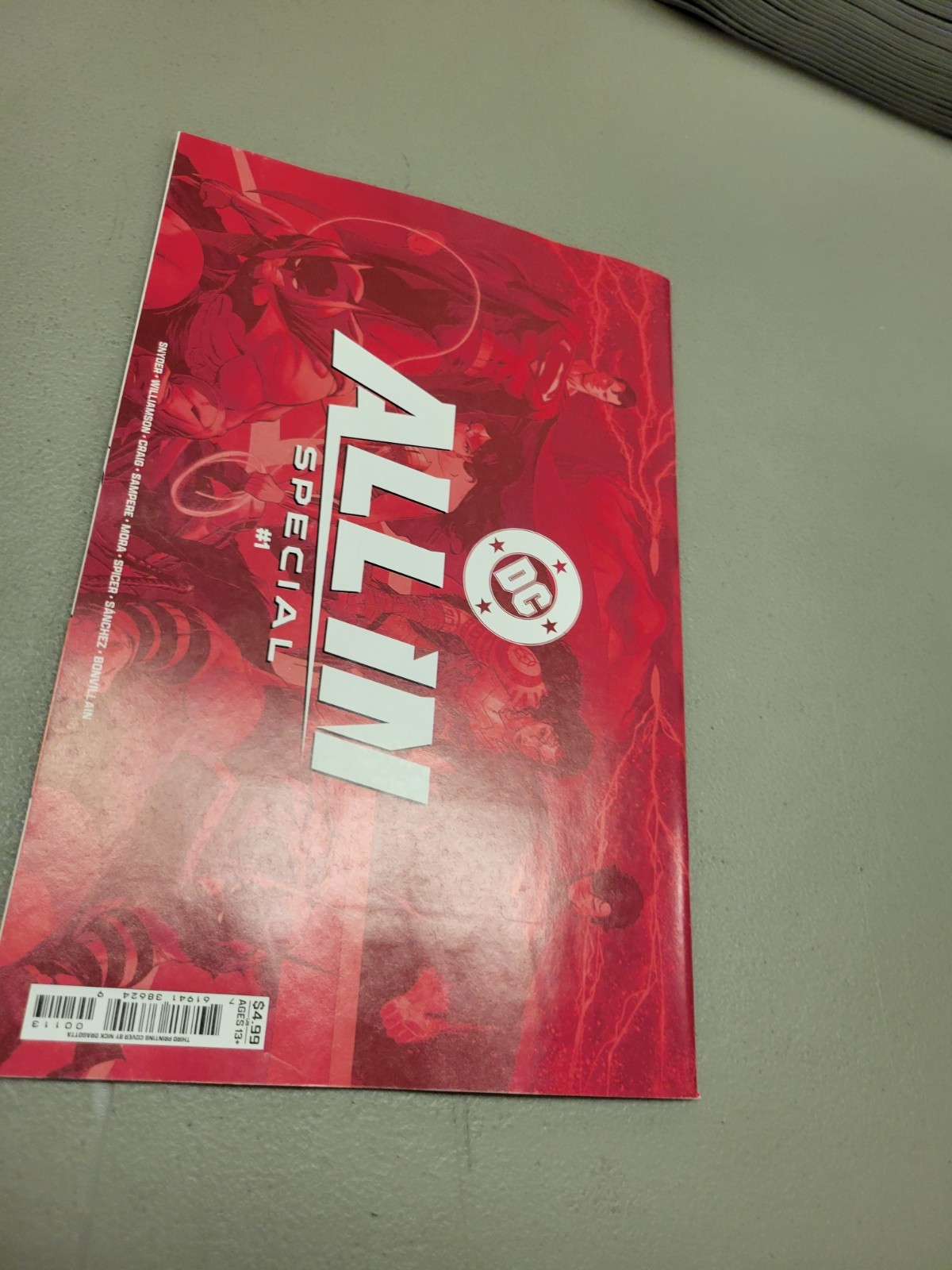 DC All In Special #1 3rd print Dragotta Variant 2026