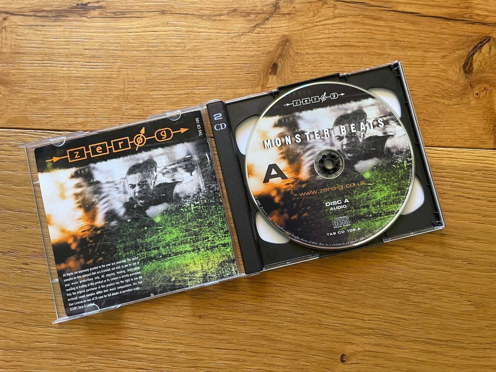 Zero-G / Chris Whitten's Monster Beats Sample Library / 2 CD Set (2001, UK)