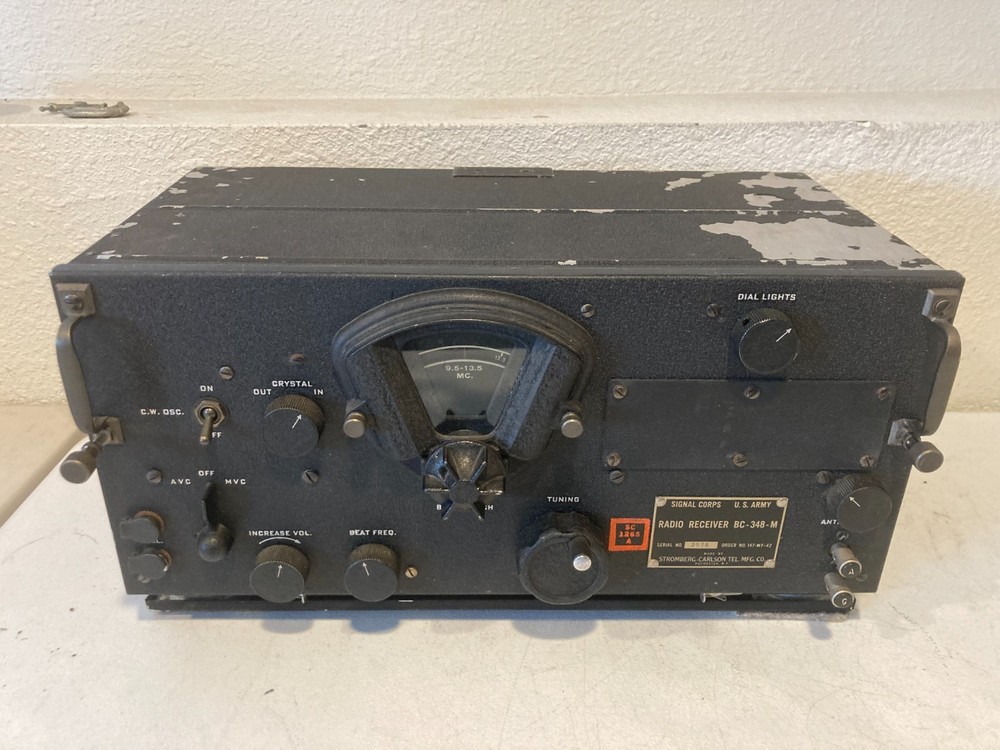 U.S. Military Aircraft Radio Receiver BC-348-M