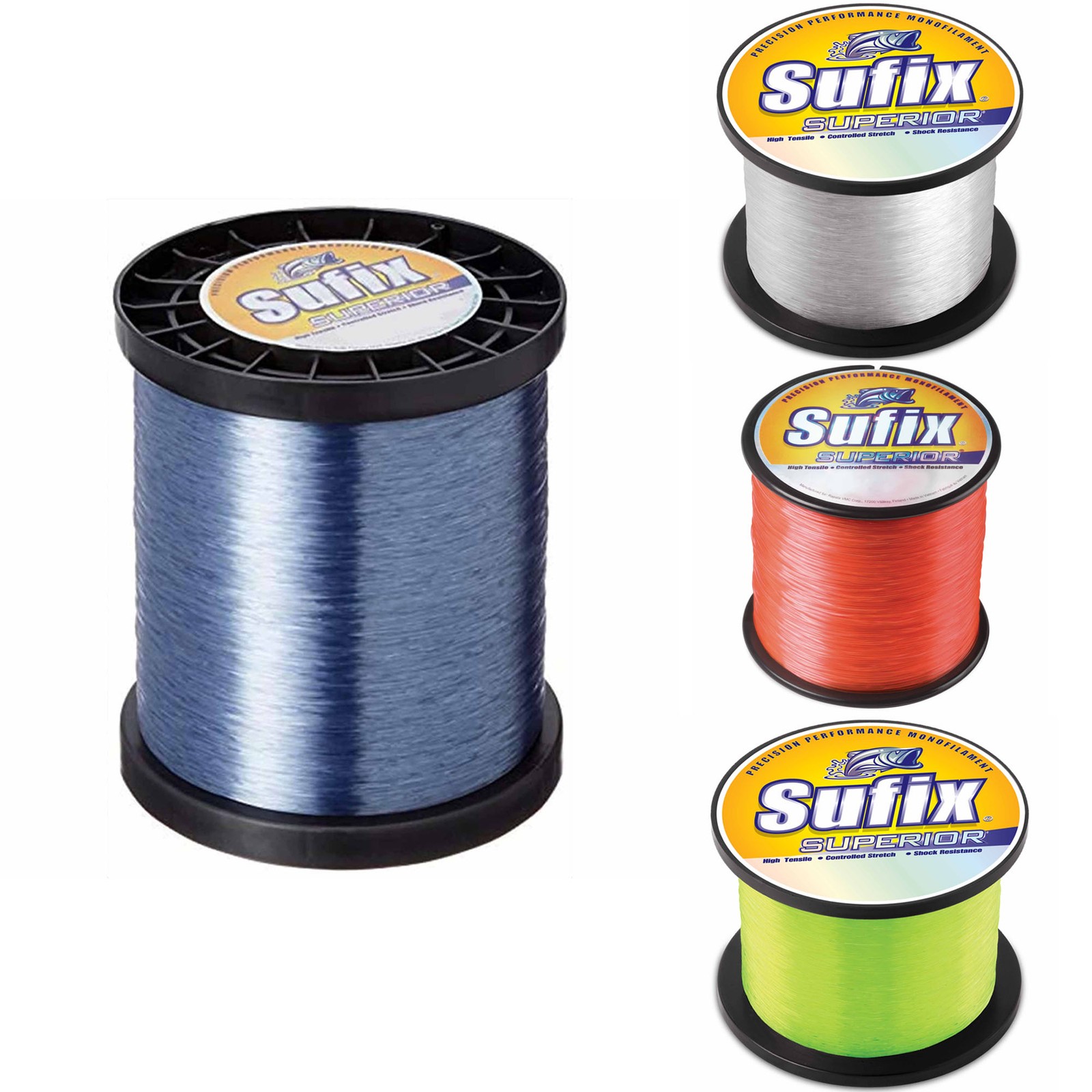 Sufix Superior Monofilament Fishing Line, 1/4 lb Spool, Pick Color & Line Class