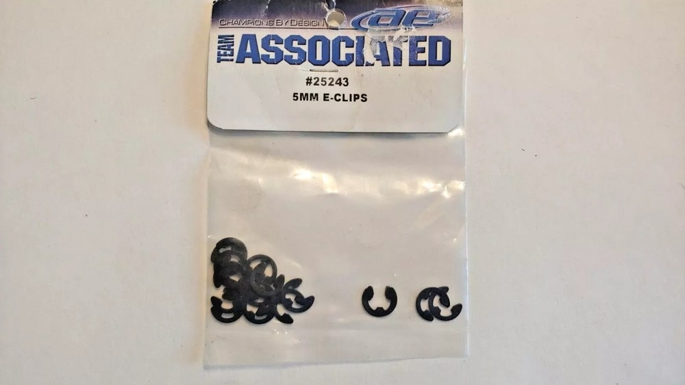 25243 Team Associated 5MM E-Clips ASC25243 (20pcs)