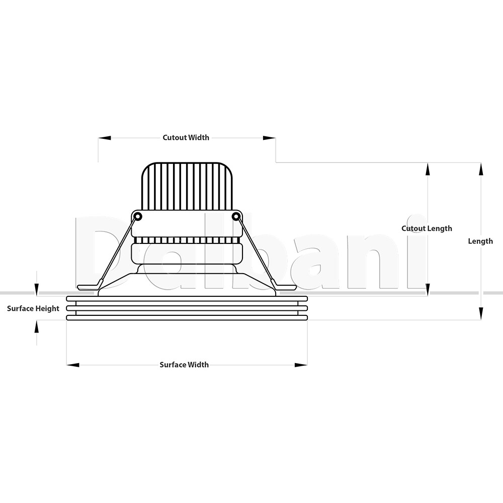 7W COB 6000K Recessed White Chrome LED Downlight Spotlight
