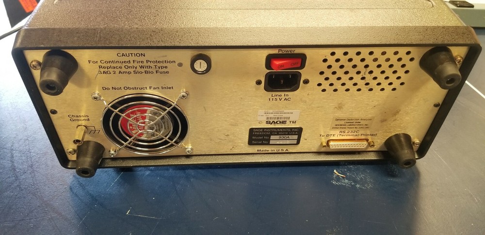 SAGE 930A Communications Test Set Good Unit #4