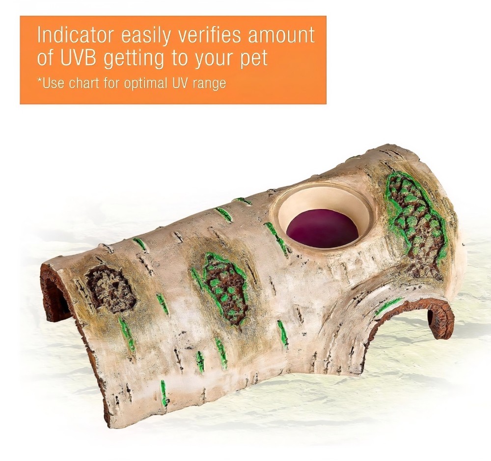 Zilla Rapid Sense Uv Detecting Decor Poplar Log Large