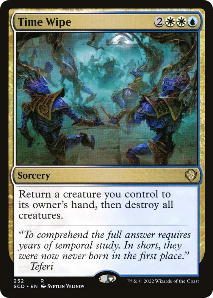 Time Wipe Starter Commander Decks 252 MTG LP