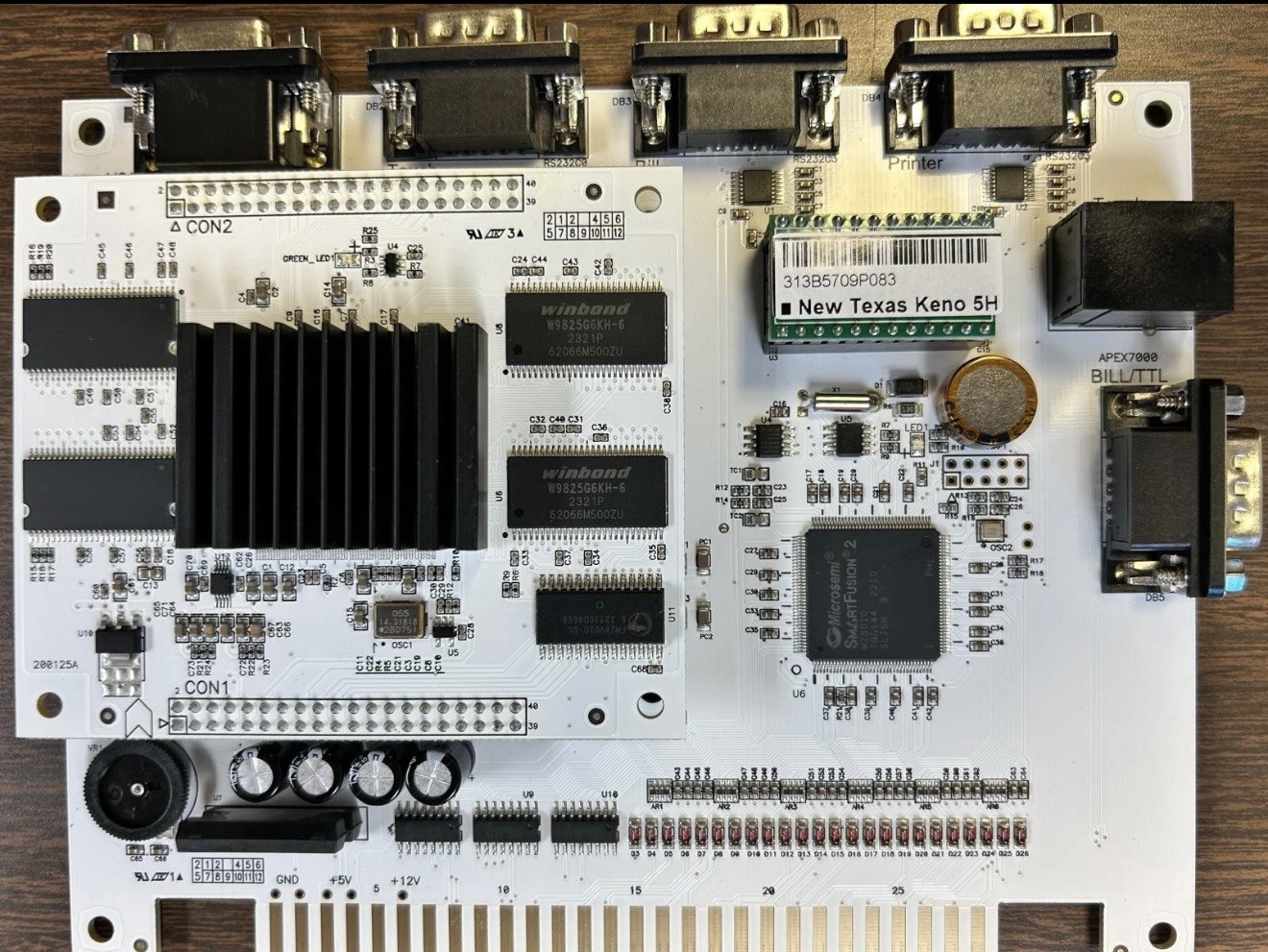 TEXAS KENO GAME BOARD 5 HEARTS