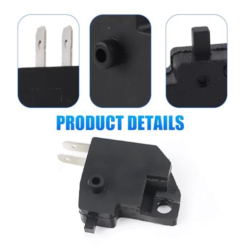2PCS Motorcycle Brake Light Switch, Left Right Brake Lamp Switch, Universal