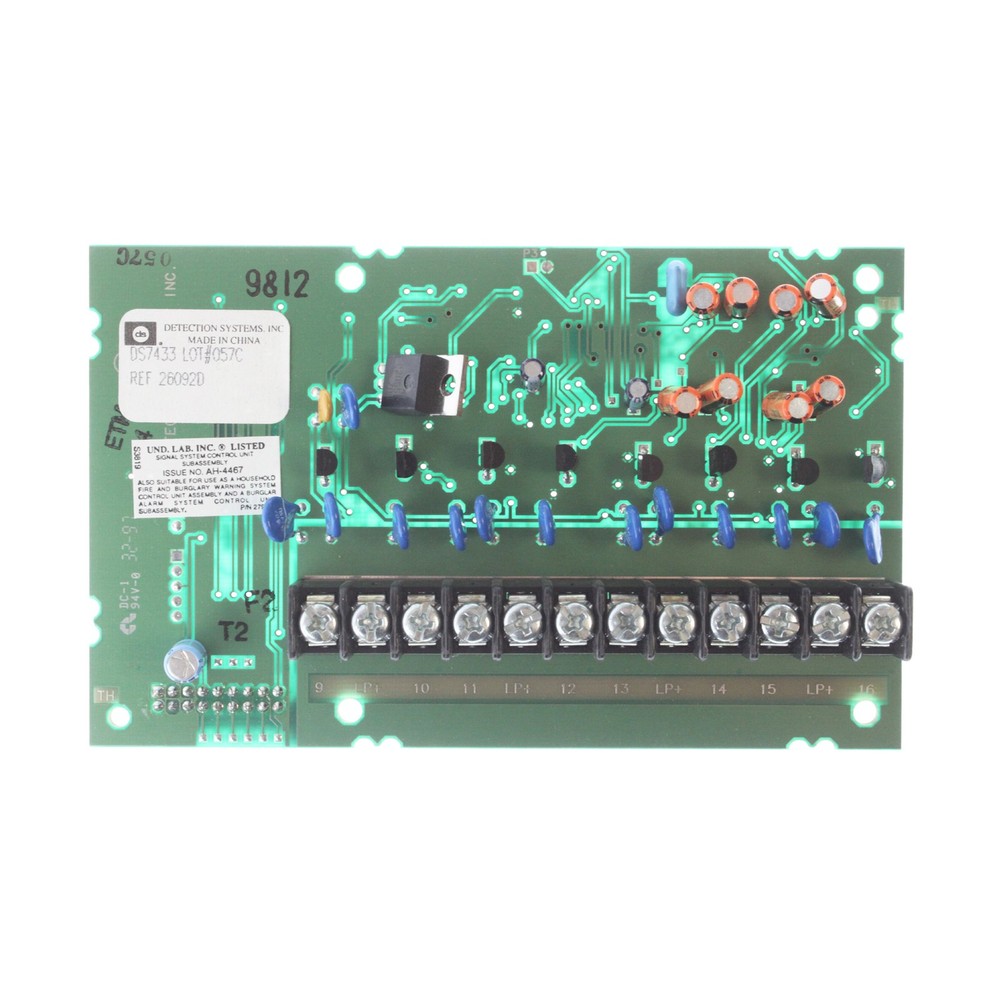 DETECTION SYSTEMS DS7433 SECURITY ALARM MODULE, 8-ZONE EXPANDER MODULE