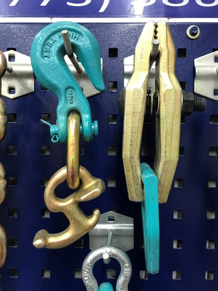 SET#8 -19 PIECE AUTO BODY FRAME MACHINE HEAVY DUTY PULLING CLAMPS TOOLS CHAINS