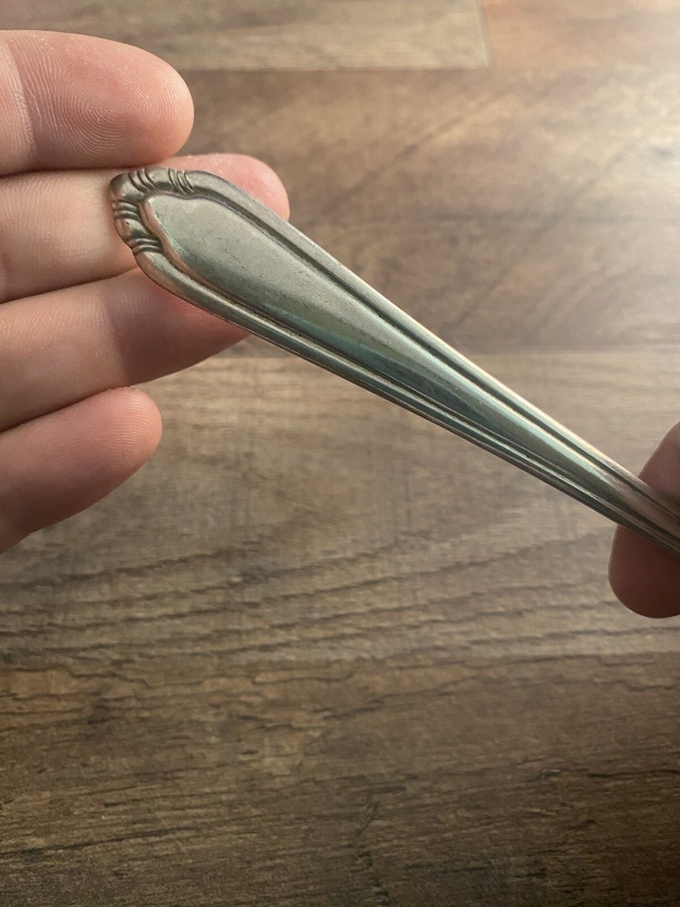 Wm A Rogers Oneida Teaspoon Silverplated Colchester Rockingham Pattern