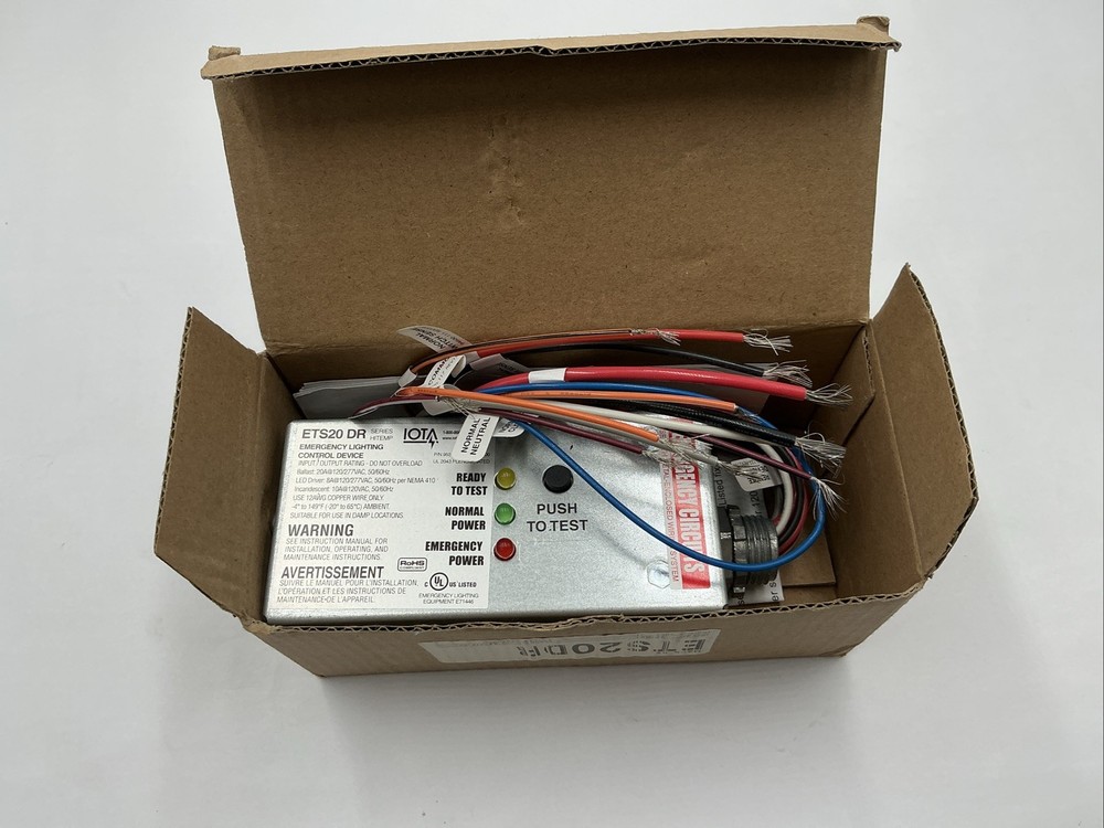 Iota Emergency Lighting Control Device 20A 277V | ETS20 |