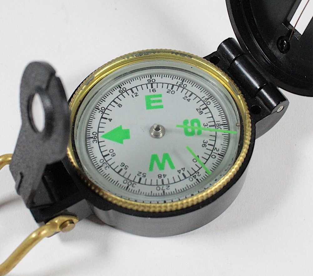 Engineer Directional Compass black plastic cased working order #31