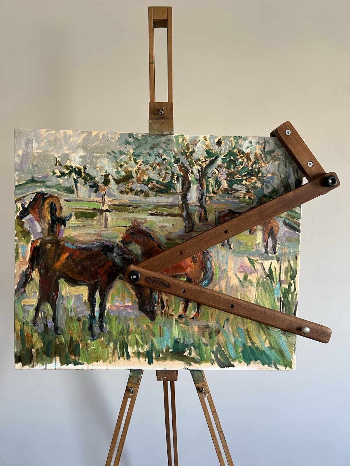 Artist Hand Support for Most Easel (Mahl Stick) 33,85 Inch ( 86 Cm)