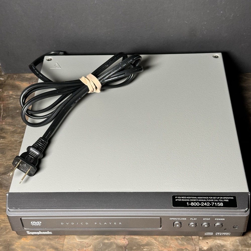 Symphonic WF104 DVD/CD Player NO REMOTE TESTED