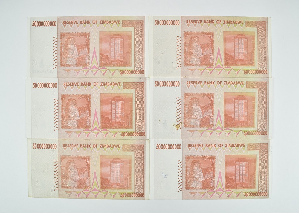 2008 Zimbabwe 50 Billion Dollars Reserve Note