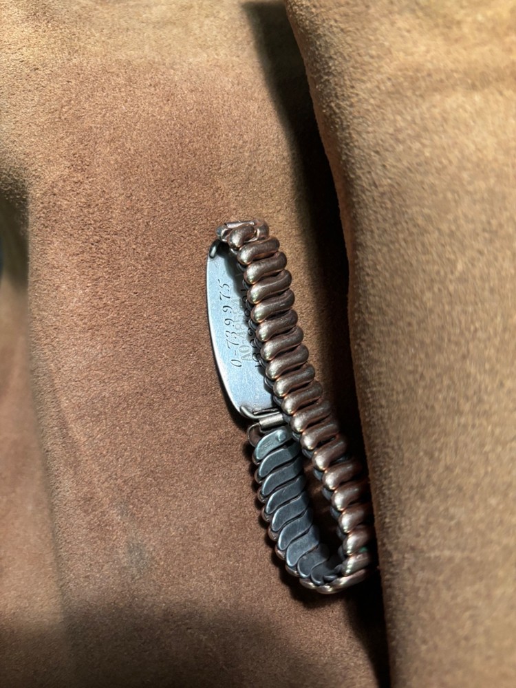 WWll USAAF Pilot Wings ID Bracelet