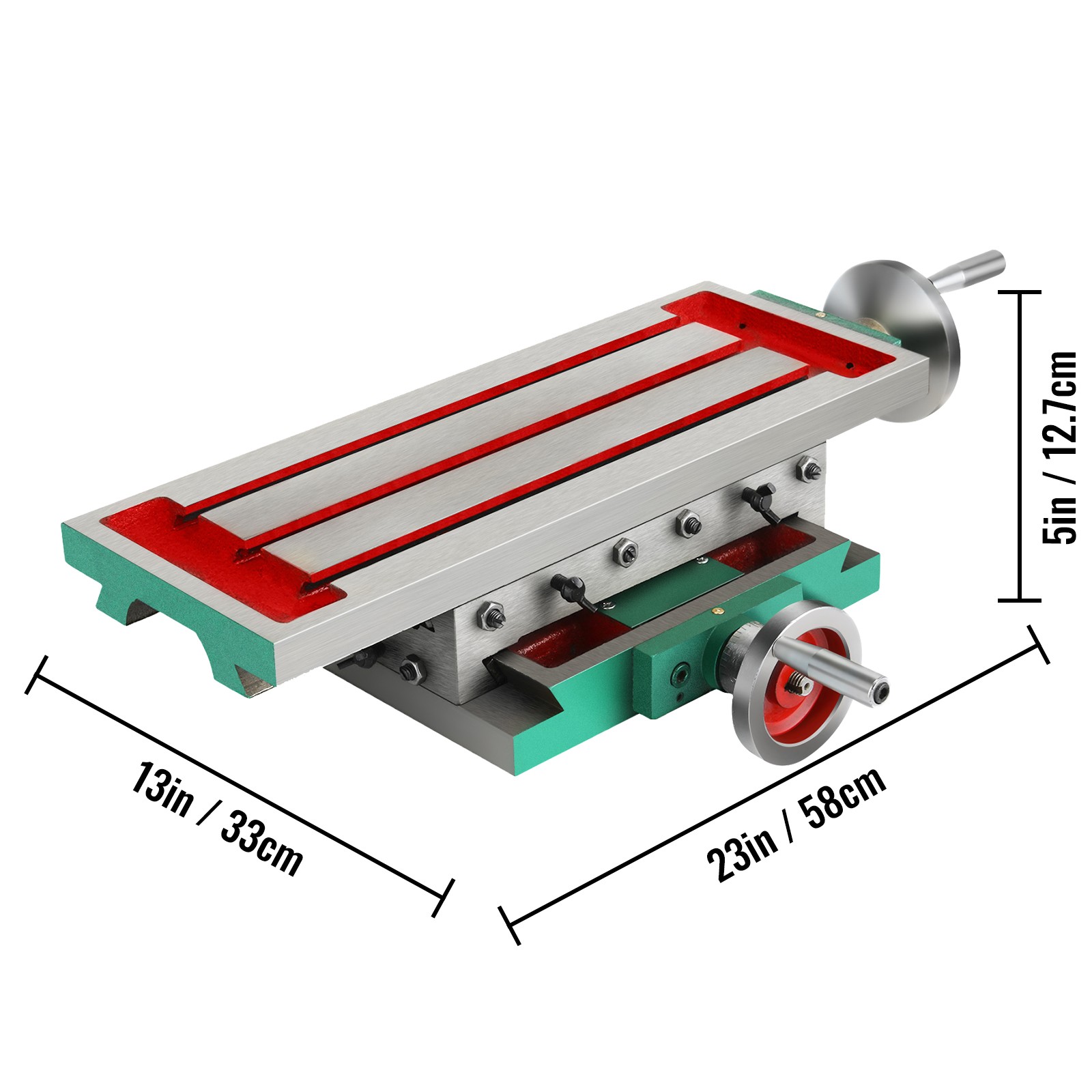VEVOR Compound Milling Machine Worktable 17.7x6.7 2 Axis Cross Slide Drill Vise