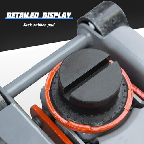 Car Jack Stand Pad, Rubber Vehicle Pinch Weld Side Frame Rail Protector, 2PCS