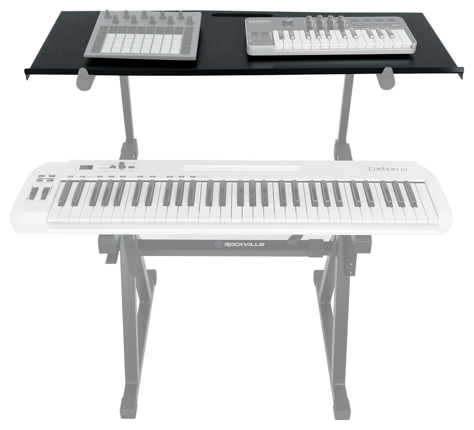 Rockville Z-SHELF Universal Shelf For Z-Stand with Second-Tier