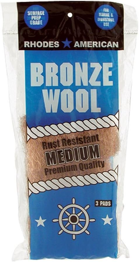 - 33873123019 Medium Grade Bronze Wool, 3 pad